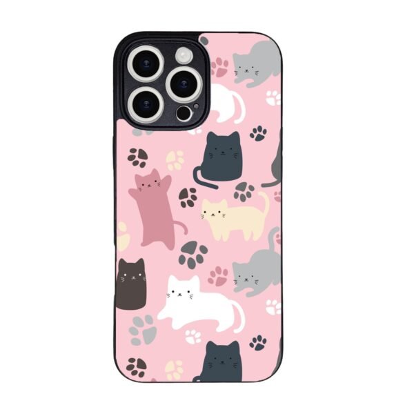 Cats and Paws iPhone 16 Pro Max Mobile Cover