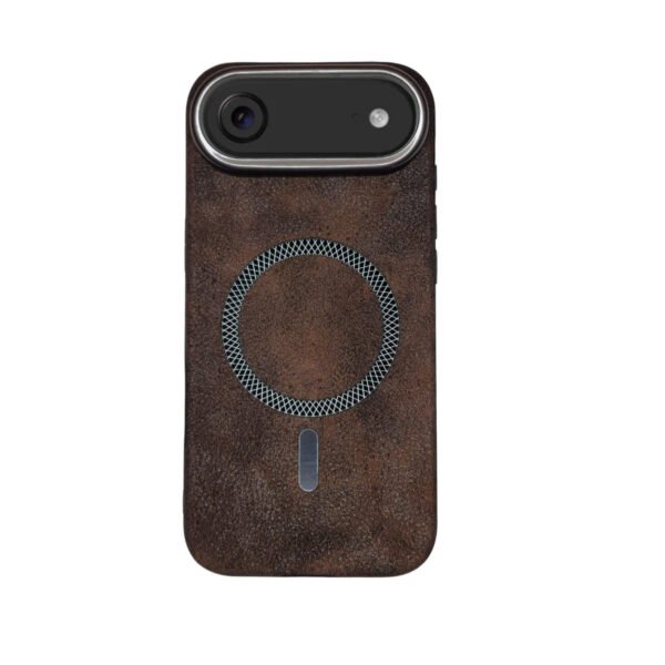 iPhone Air brown leather Main